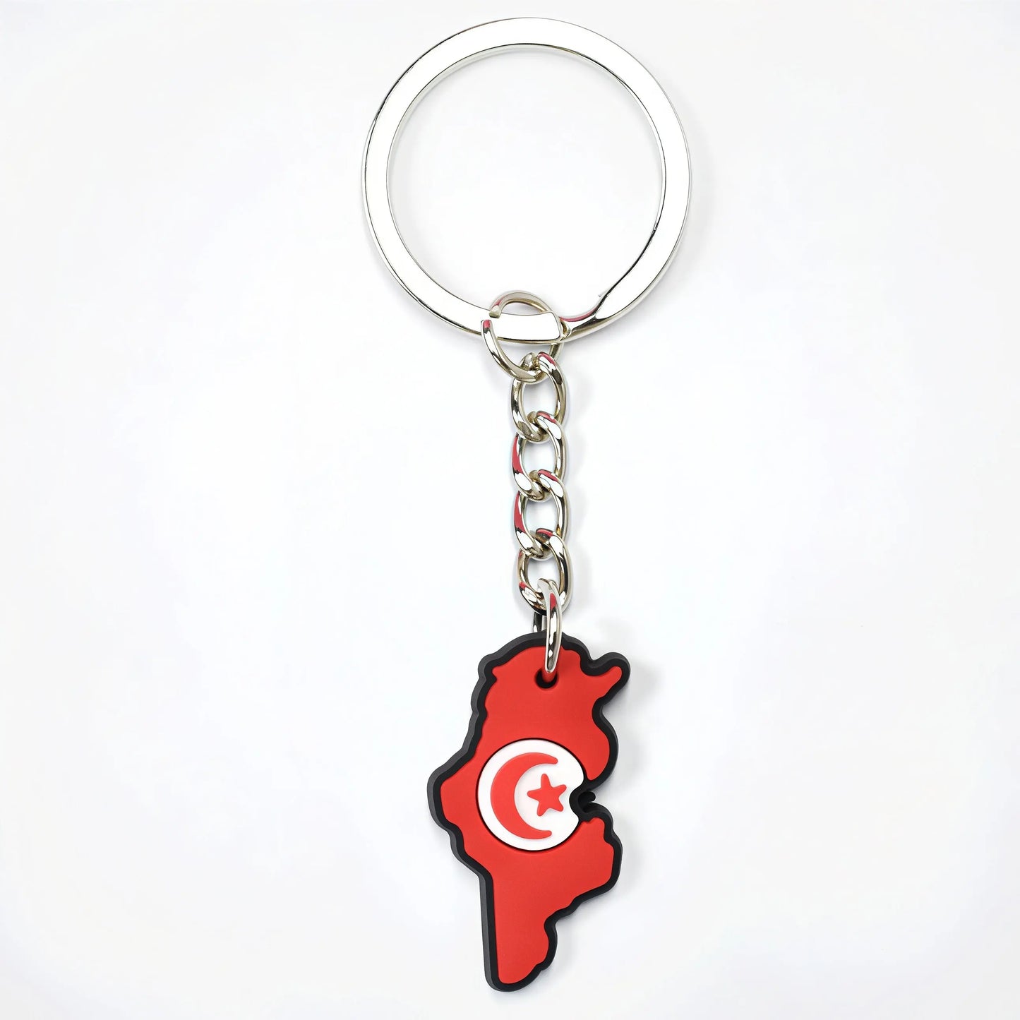 Porte-clés Carte de Tunisie - Symbole National ZINA