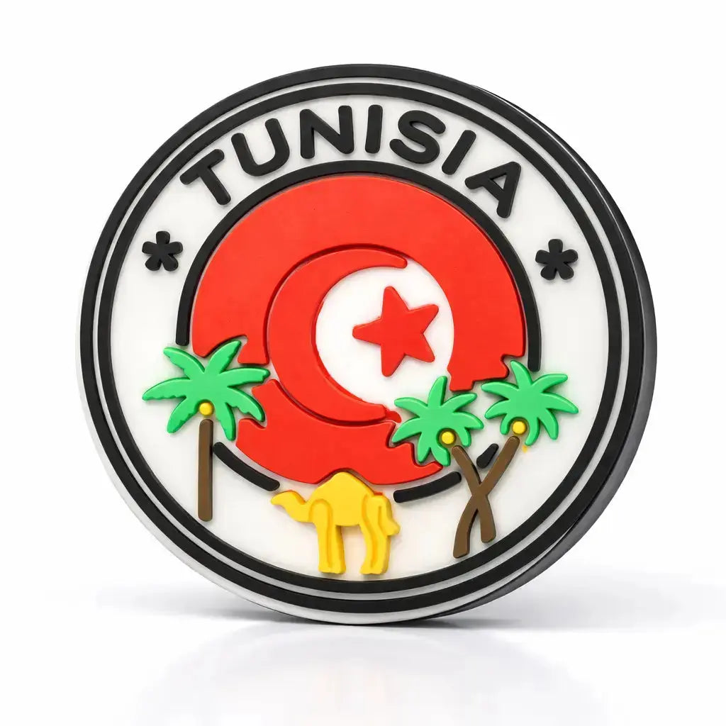 Badge Tunisie- Symbole d'identité ZINA