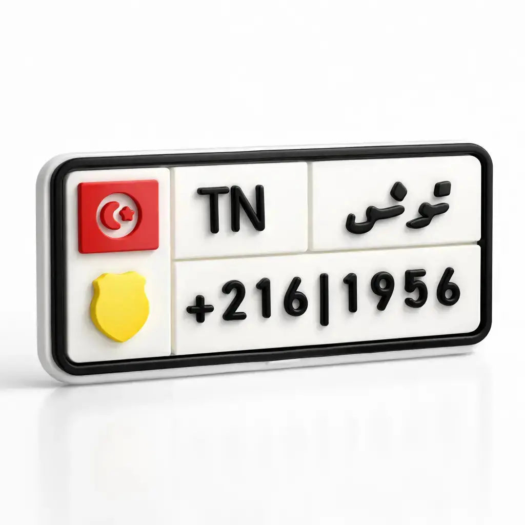 Pins Plaque TN ZINA