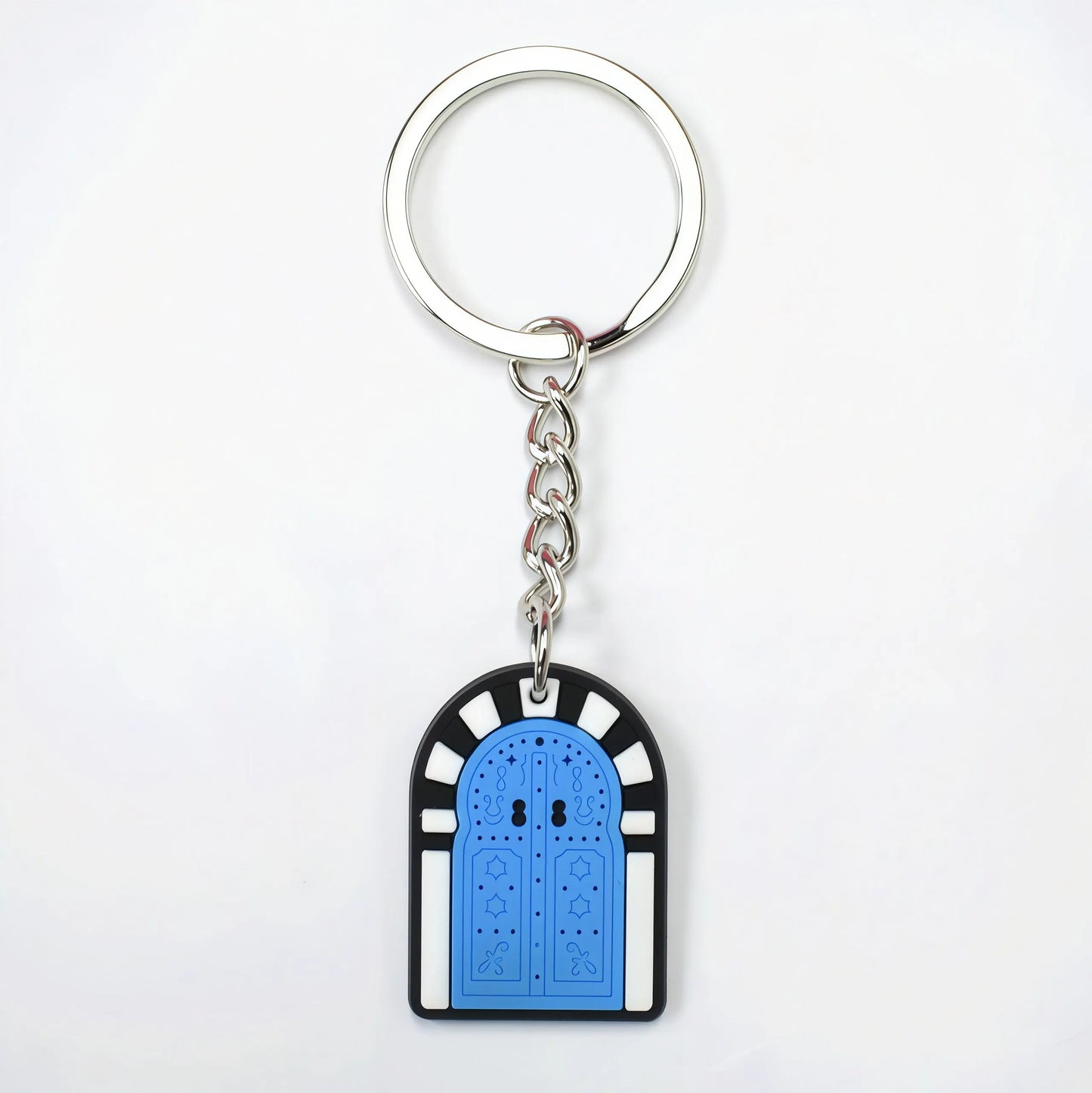 Porte-clés Porte Bleue Traditionnelle ZINA