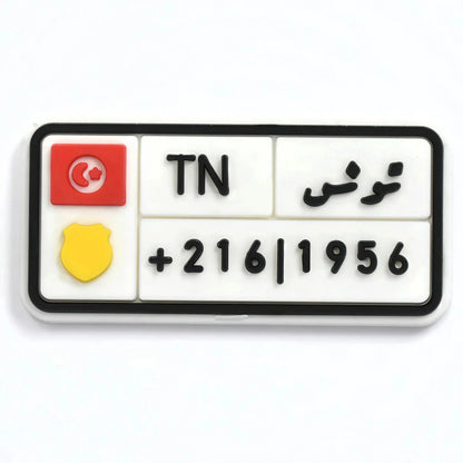 Pins Plaque TN ZINA