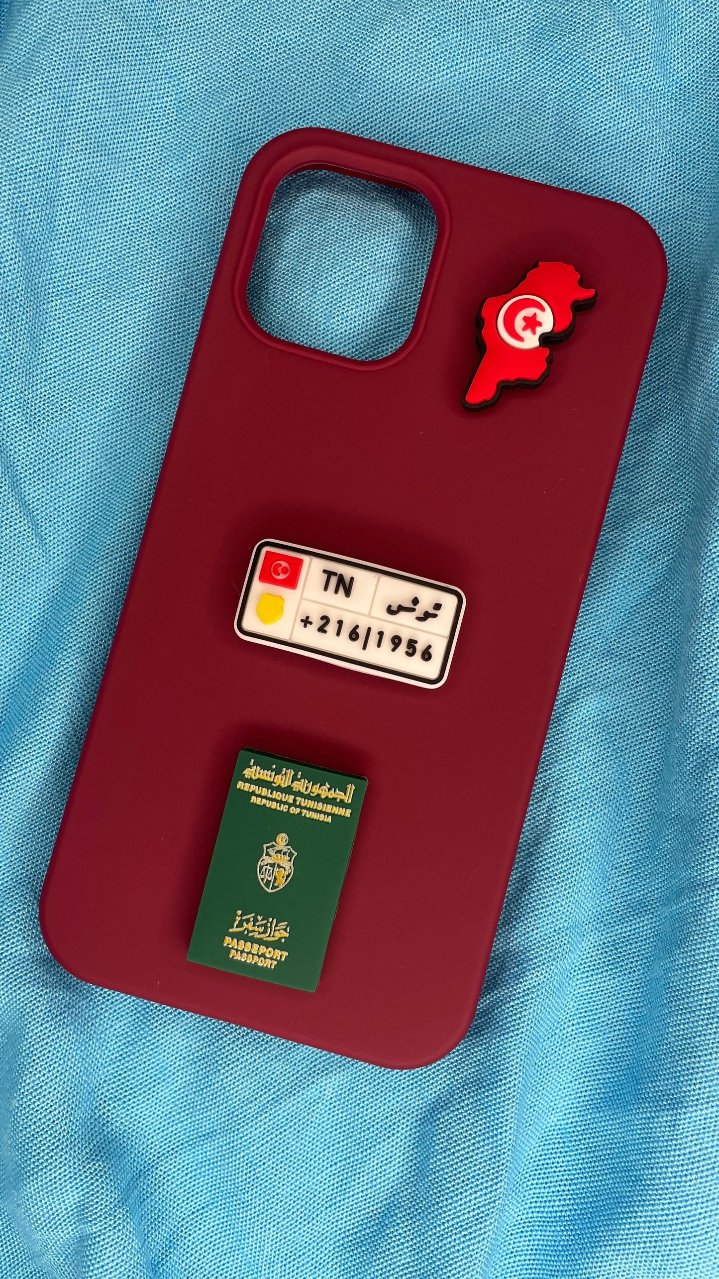 Sticker 3D Passeport Tunisien ZINA