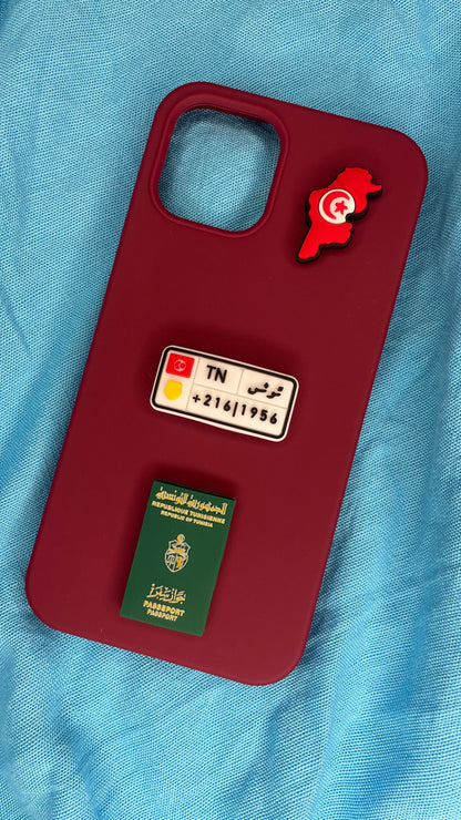 Sticker 3D Passeport Tunisien ZINA
