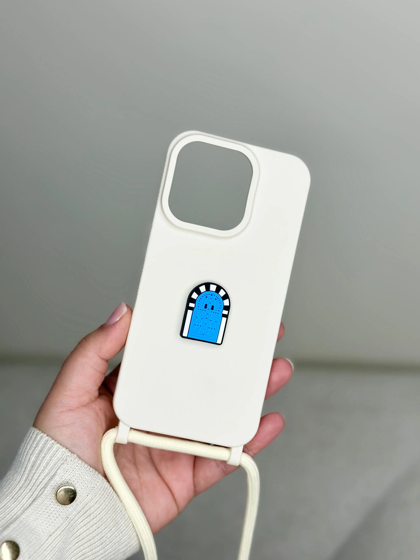Sticker 3D Porte bleu ZINA